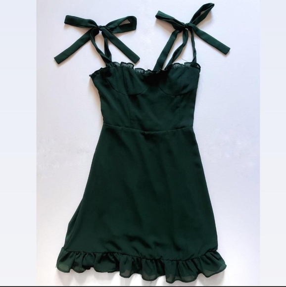 Tie Strap Mini Dress - Picture 3 of 7